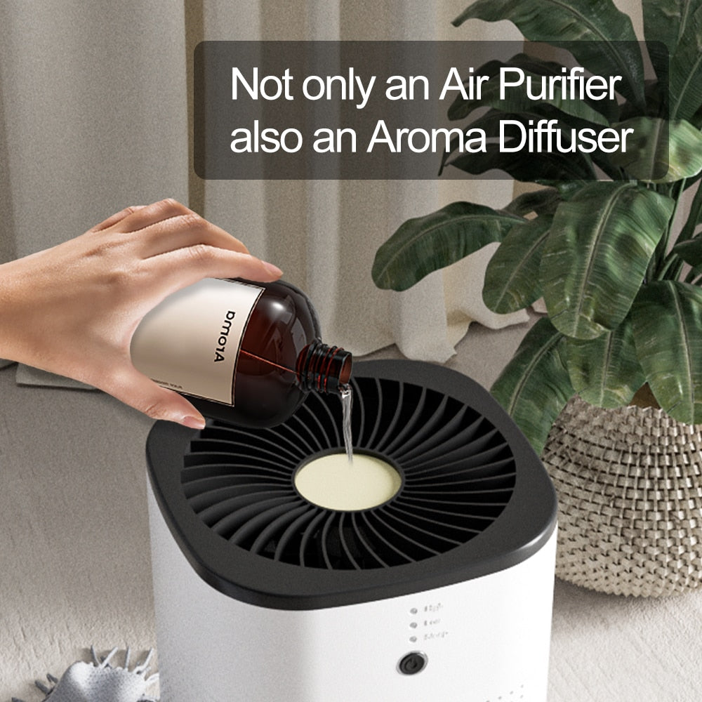 Portable Air Purifier with True H13 HEPA Carbon Filters and an integrated Aroma Diffuser